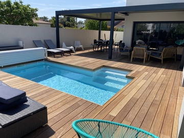 Terrasse en bois à Pérols