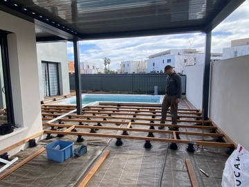 Terrasse en bois à Pérols