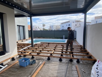 Terrasse en bois à Pérols