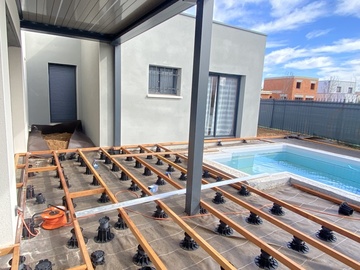 Terrasse en bois à Pérols