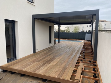 Terrasse en bois à Pérols