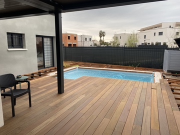 Terrasse en bois à Pérols