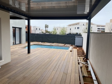 Terrasse en bois à Pérols